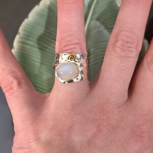White Pearl (Not Authentic) Wrap Around Ring